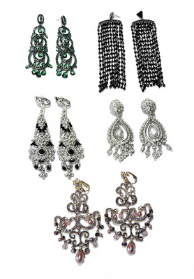 fashion jewelry drop earrings